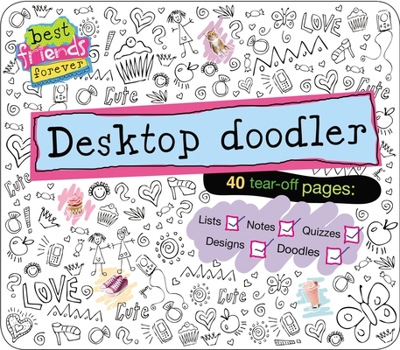 Paperback Best Friends Forever Desktop Doodler Book