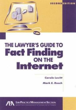 Paperback Lawyer's Guide to Fact Finding on the Internet [With CDROM] Book