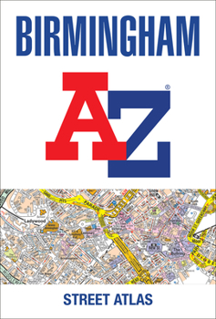 Paperback Birmingham A-Z Street Atlas Book