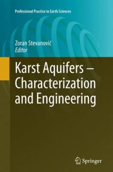 Paperback Karst Aquifers - Characterization and Engineering Book