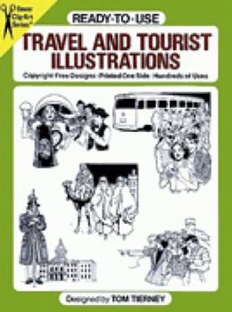 Paperback Ready-To-Use Travel and Tourist Illustrations Book