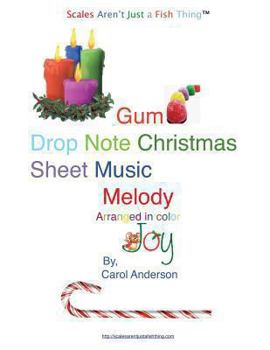 Paperback Christmas Sheet Music Gum Drop Notes - Melody Book