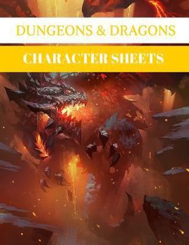 Paperback Character Sheets: Dungeons & Dragons: 100 Pages (D&d Accessory) Book