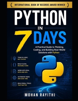 Paperback Python in 7 Days Book