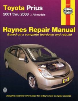 Paperback Haynes Toyota Prius 2001-2008 Book