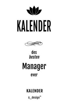 Kalender für Manager: _ Wochen-Planer 2020 / Tagebuch / Journal für das ganze Jahr: Platz für Notizen, Planung / Planungen / Planer,  Erinnerungen und Sprüche (German Edition)