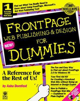 Paperback FrontPage F/Dummies Book