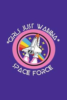 Girls Just Wanna Have Space Force: Cornell Notes Notebook - Gag Gift - For Writers, Students - Homeschool, Purple