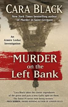 Library Binding Murder on the Left Bank [Large Print] Book
