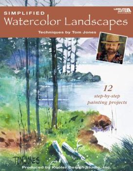 Hardcover Simplified Watercolor Landscapes (Leisure Arts #22659) Book
