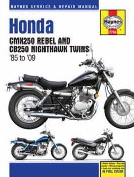 Hardcover Honda Cmx250 Rebel & Cb250 Nighthawk Twins 1985-2009 Book