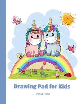 Drawing Pad for Kids: Drawing Paper for Boys Ages 4 - 8 with Blank Pad to Draw on & Cute Unicorn Coloring Sheets Theme (Great as Drawing Pad for Kids Easel or Desk)