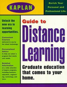 Paperback Kaplan Guide to Distance Learning Book