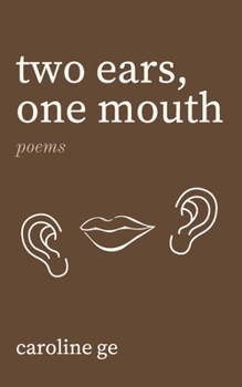 Paperback two ears, one mouth.: poems Book