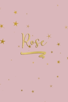 Paperback Rose: Personalized Journal to Write In - Rose Gold Line Journal Book