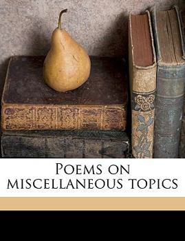 Paperback Poems on Miscellaneous Topics Book