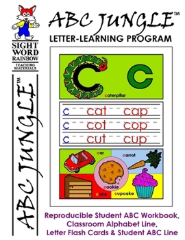 Paperback ABC Jungle: Letter-Learning Program Book