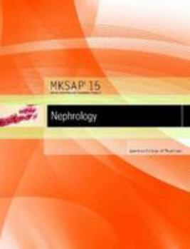 Paperback MKSAP 15 Medical Knowledge Self-assessment Program: Nephrology by American College of Physicians (2010-01-15) Book