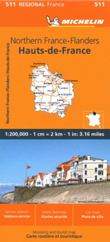 France: Nord-Pas-de-Calais, Picardy Map 511: Nord-Pas-de-Calais, Picardy Map 511 (Michelin Maps, 511)