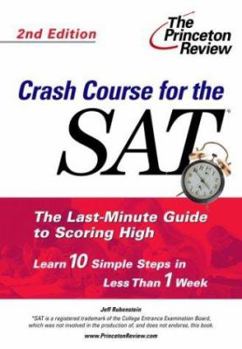 Paperback Crash Course for the SAT, Second Edition Book