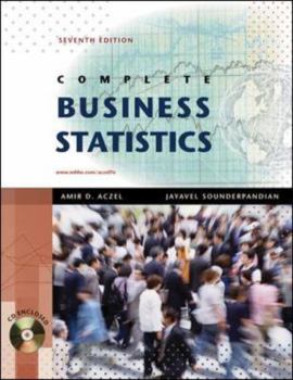Hardcover Complete Business Statistics [With CDROM] Book