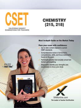 Paperback Cset Chemistry (215, 218) Book