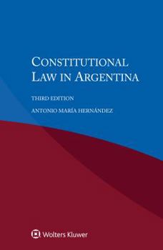 Paperback Constitutional Law in Argentina Book