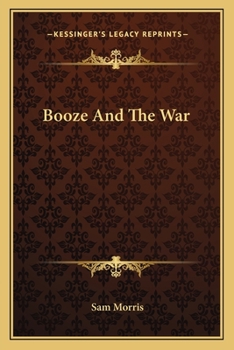 Paperback Booze And The War Book