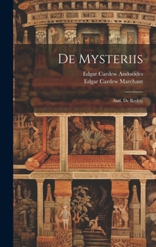 Hardcover De Mysteriis: And, De Reditu [Greek, Ancient (To 1453)] Book