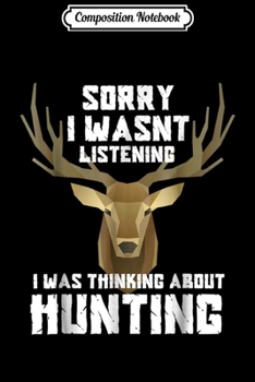 Composition Notebook: Deer buck hunting  Journal/Notebook Blank Lined Ruled 6x9 100 Pages