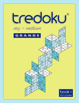 Paperback Tredoku Easy Medium Grande Book 1 Book