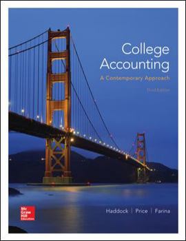 Hardcover College Accounting (a Contemporary Approach) Book