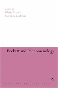 Hardcover Beckett and Phenomenology Book