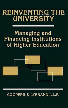 Hardcover Reinventing the University: Managing and Financing Institutions of Higher Education Book