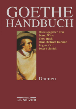 Hardcover Goethe-Handbuch: Band 2: Dramen [German] Book