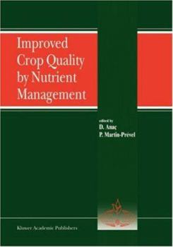 Hardcover Improved Crop Quality by Nutrient Management Book
