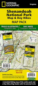 Loose Leaf Shenandoah Day Hikes and National Park Map [Map Pack Bundle] Book