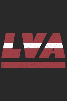 Lva: Lettland Tagesplaner mit 120 Seiten in wei�. Organizer auch als Terminkalender, Kalender oder Planer mit der lettischen Flagge verwendbar