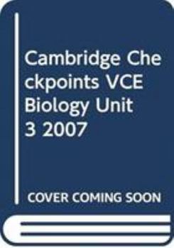 Paperback Cambridge Checkpoints Vce Biology Unit 3 2007 Book