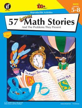 Paperback 57 Great Math Stories and the Problems They Present, Grades 5 - 8 Book