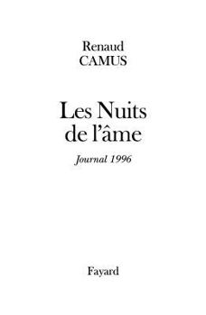 Paperback Les Nuits de l'âme - Journal 1996 [French] Book