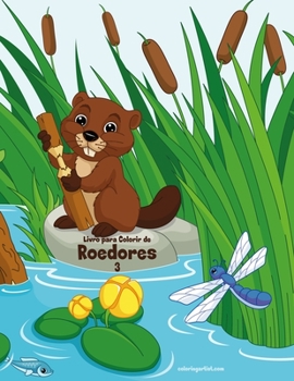 Paperback Livro para Colorir de Roedores 3 [Portuguese] Book