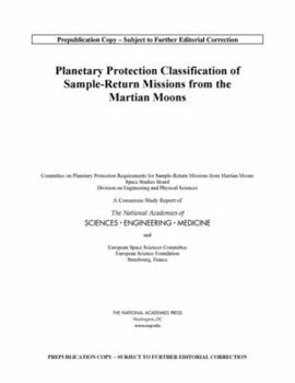 Paperback Planetary Protection Classification of Sample Return Missions from the Martian Moons Book