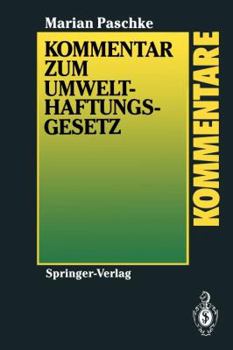 Paperback Kommentar Zum Umwelthaftungsgesetz [German] Book