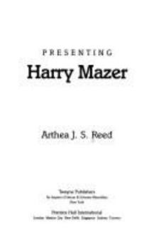 Hardcover Presenting Harry Mazer [Large Print] Book