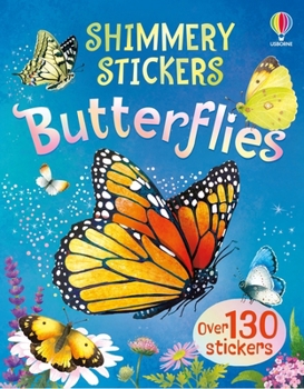 Paperback Shimmery Stickers Butterflies Book