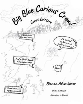 Paperback Big Blue Curious Crew: Coast Critters Book
