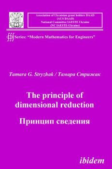 Paperback The principle of dimensional reduction. Book