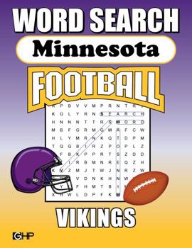 Minnesota Vikings Word Search: Word Find Puzzle Book For All Vikings Football Fans