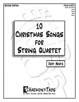 Paperback 10 Christmas Songs for String Quartet: Second Edition Book
